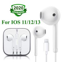 Lighting Connector Earbuds Earphone Wired Headphones Headset with Volume Control, Stereo Sound,Compatible with Apple iPhone 11 Pro Max/Xs Max/XR/X/7/8 Plus Plug and Play Microscope Lenses
