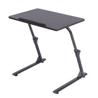 soges Small Laptop Desk Folding Laptop Table Notebook Stand Sofa Side Table for Living Room, 31.5L x 15.7W inches, Black