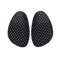 3 Pairs Girl Skid-Proof Forefoot Pads Shoe Insoles, White Dots