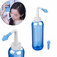 Neti Pot Nasal Irrigation Sinus Rinse Nasal Lavage Nasal Rinsing 500ml with Two Spouts for Kids Adults Natural Relief for Cold & Allergy Symptoms