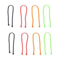 Coolfuy 8-Inch Gear Tie Reusable Rubber Twist Tie Cable Wire Gear tie 8Pcs