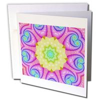 3dRose Alien Flower - Greeting Cards, 6 x 6 inches, set of 12 (gc_7368_2)