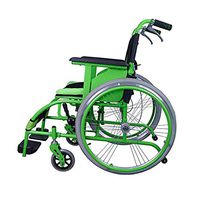 Folding Manual Transportwheelchair, Magnesium Alloy Lightweight for Elderly People Disability to Carry Ultra-Light Folding Wheelchair