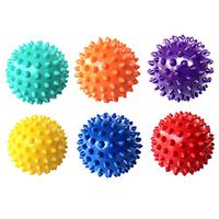 Body Massage Ball,Relaxing Muscles Roller Pain Stress Relief Ball Sport Yoga Ball (Red)