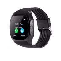 SGYH BT4.0 Smart Watch Phone Support SIM and TF Card with Camera Smart Heart Rate Activity Tracker Pedometer Wristwatch for Android for iPhone (Black)
