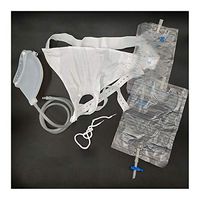 Urine Bag Female Silicone, Patient Urinary Silica Gel Elderly Bed Urinal Adult Urinary Incontinence Catheter,1Pcs