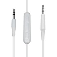 Replacement SoundTrue Headphone Audio Cable Inline Remote Volume & Mic Compatible with Bose SoundTrue Headset On-Ear 2/OE2/OE2i/QC25/QC35/Soundlink (White)