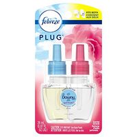Febreze Plug Air Freshener Scented Oil Refill, Downy April Fresh, 1 Count
