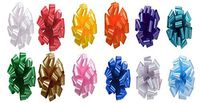 PMU Pom Pom - Pull Out Bows 5 Inch Assortment Pkg/12