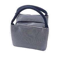 TEERFU Reusable Insulated Lunch Bag Tote Bag Organizer Portable and Waterproof Oxford Tote Cool Bag with Zipper for School and Work