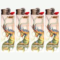 4 - Bic Capricorn Astrology Horoscope Lighters