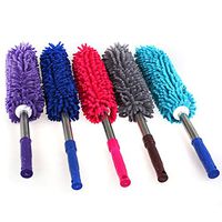 Dutch Brook Long-Reach Washable Chenille Microfiber Duster for Home Office Car Cleaning (Color Randomly)