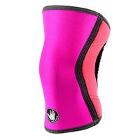 Body Glove 3mm Neoprene Compression Knee Sleeve (Fuschia & Pink, Small)
