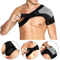 HZYWL Shoulder Support Adjustable Protector, Training Shoulder Strap,Wraps Band AC Joint Muscle Tear Recovery and Injury Shoulder Brace,Left