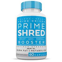 Weight Loss Pills - Burn Fat Fast with Prime Shred - for Women & Men - Advanced Appetite Suppressant - 60 Caplets