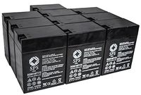 SPS Brand 6V 14 Ah Terminal T1T2 Replacement Battery for Emergi-Lite 6JSM3 (12 Pack)