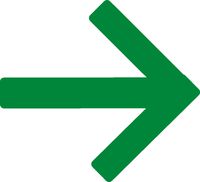 hBARSCI Arrow Vinyl Decal - 5 Inches - for Cars, Trucks, Windows, Laptops, Tablets, Outdoor-Grade 2.5mil Thick Vinyl - Green