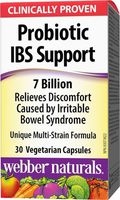 Webber Naturals Probiotic IBS Support, 30 Vegetarian Capsule