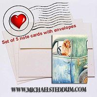 Michael Steddum Expectations, Irish Setter Note Card Set