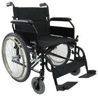 Karman Lightweight Extra Wide Wheelchair in 22" Seat with Flip Back Armrests