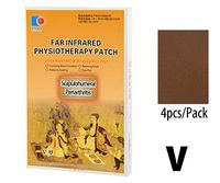 NoonSunshine Pain Relief Patches Pain Patches Designed for Shoulder Back Feet and Other Joints of The Human Body, Pain Relief from Sprains, Strains or Bruises(4 Patches)
