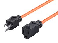 Monoprice 113841 10' 16/3 SJTW Orange Outdoor Extension Cord