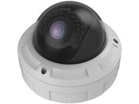 Monoprice 1.3MP Dome IP Security Camera 1280x960 Vandal Proof - White with a 2.8-12mm Vari-Focal Lens and IP66 Waterproof Rating