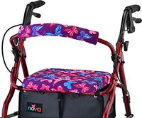 NOVA Rollator Walker Seat & Back Cover, Removable & Washable, Butterflies