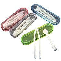 Rely2016 Random Color Portable Contact Lens Inserter Remover Soft Tip Plastic Tweezer Holder Stick Tool (1)