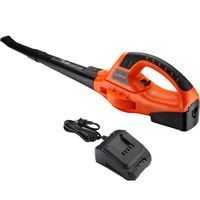 Homestock 18V MAX 130 MPH Leaf Blower Handheld Lithium Cordless Sweeper Variable Speed Battery and Charger Included