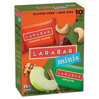 Larabar Minis Apple Pie & Cashew Cookies 7.8 oz (0.78ozx10 Count), Pack of 1