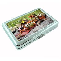 Perfection In Style Silver Cigarette Case Metal Wallet Ant Design D002