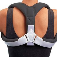 PU LifeStyle Felt Clavicle Brace, Black