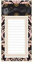 Anna Griffin Black/Pink Foil List Pad (NP238)