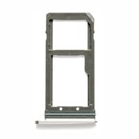 SIM Card Tray Holder Slot Replacement with Gasket for Samsung Galaxy S7 Edge G935 (Silver)
