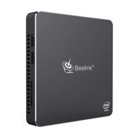 Mini PC,Beelink T34 Windows 10 Intel Celeron J3455 Processor (up to 2.3GHz) Ultra-Thin Mini Computer,8GB DDR3/128GB SSD，Dual HDMI Port,4K HD,2.4G+5G Dual WiFi,Gigabit Ethernet,BT 4.0