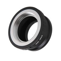 hudiemm0B M42 to M4/3 Adapter Ring, M42 to Micro 4/3 M43 Mount Camera Lens Adapter Ring for GF3 E-P1 EP3 Black + Silver