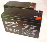 PowerStar PS12-7-2Pack14 12V 7Ah Sealed Lead Acid Battery for Ub1280 APC Smartups 1400Rm 2200Rm3U