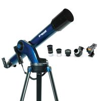 Meade Instruments 218001 StarNavigator NG 90 Achromatic Refractor Telescope, Blue