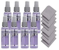 Lens Cleaning Bundle, Two 2 oz Bottles Clear View Lens Cleaner, Two MF Cloths (4)