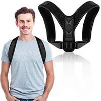 Posture Corrector for Men and Women, Adjustable Upper Back Brace for Relief Neck, Back and Shoulder Supporter, Universal