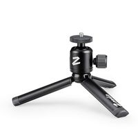 Zeadio Metal Mini Tripod + Ball Head Mount, with 1/4 Inch Screw Desktop Tabletop Stand Tripod for Smooth 4, Osmo Mobile, Vimble 2, Gimbal Handle Grip Stabilizer and All Cameras