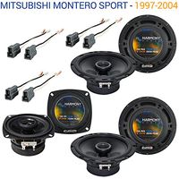 Compatible with Mitsubishi Montero Sport 97-04 OEM Speaker Upgrade Harmony (2) R65 R4 Package