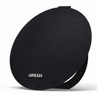 AOMAIS Ball Bluetooth Speakers,Wireless Portable Bluetooth 4.2,15W Superior Sound with DSP,Stereo Pairing for Surround Sound,Waterproof Rating IPX7,for Sports,Travel,Shower,Beach,Party(Black)