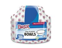 [400 Count] Basix Disposable 12 Oz White Plastic Soup Bowls, Microwavable, Great For Events, Home, Office, Wedding, Parties, School, Take Out Or Everyday Use, 4 Packs