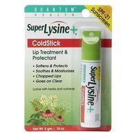Super Lysine Plus+ ColdStick, SPF 21, Regular 0.18 oz (Pack of 3) by Quantum Research