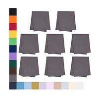 Eyeglass Cleaner Microfiber Cloth - Glasses Cleaner For All Gentle Surfaces, Touchscreens, Smartphones, Camera Lenses, LCD & HD Screens -Deep Grey, 8 Pack- By OptiPlix