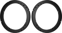 6.5" 6 1/2" Speaker Spacers Depth Extender Extending Rings - 3/4" thick - ID: 5 1/2" OD: 6 5/8" - 1 Pair - SSK65XK - Stackable - Perfect For Framing Fiberglass Enclosures