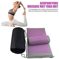 QGPWHLS Massager Cushions Acupressure Mats Pillow Yoga Mats Relieve Back Pain Spike Mat Head Neck Back Foot Anti-Stress Needle Massager