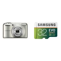 Nikon COOLPIX A10 with Samsung 32GB MicroSD Select Memory Card